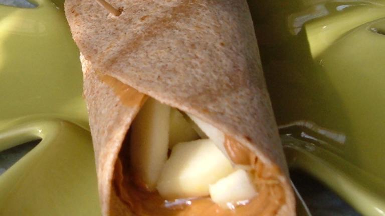 Peanut Butter and Apple Burrito Created by newspapergal