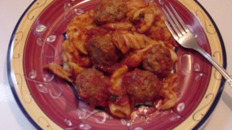Crock Pot Meatballs & Penne in Red Sauce created by cbw8915