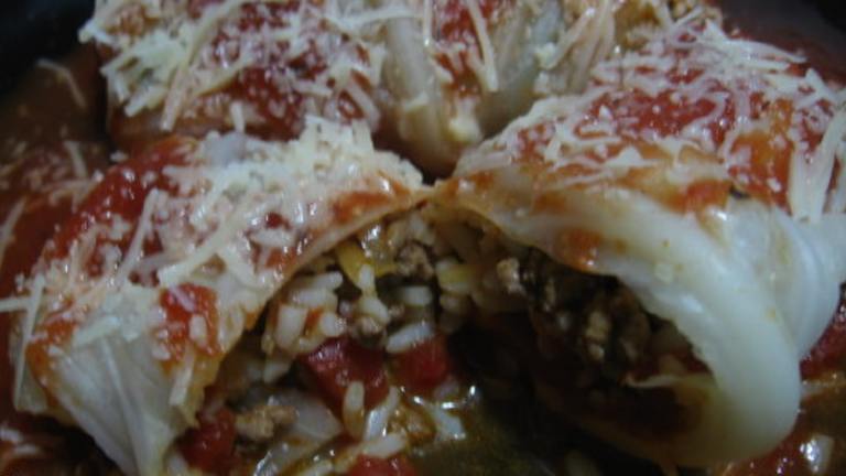 Light and Luscious Stuffed Cabbage Rolls created by Marlene.