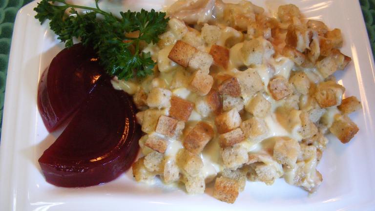 Chicken & Crouton Casserole created by Seasoned Cook