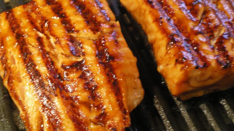 Hoisin Glazed Salmon or Sea Bass Created by dojemi