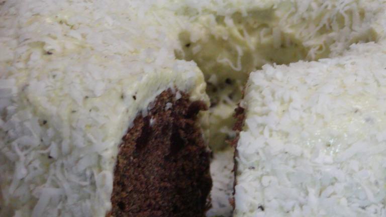 Chocolate Zucchini Cake With Pineapple Frosting and Coconut Created by Rita1652