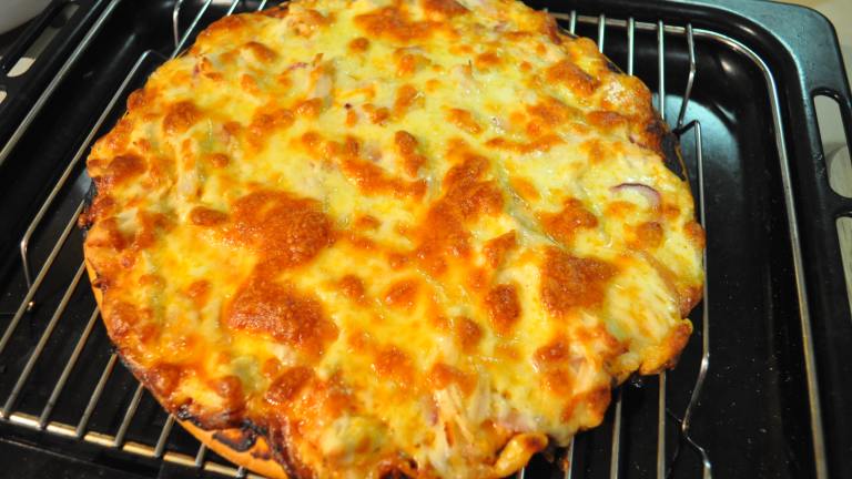 Three Cheese Bbq Chicken Pizza Created by ImPat