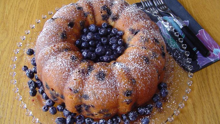 Wild Blueberry Bundt Cake created by CountryLady