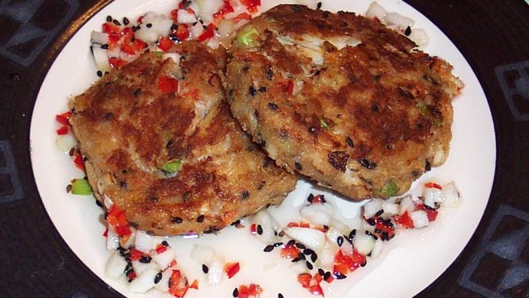 Crab Cakes With Spicy Thai Sauce Created by Hey Jude