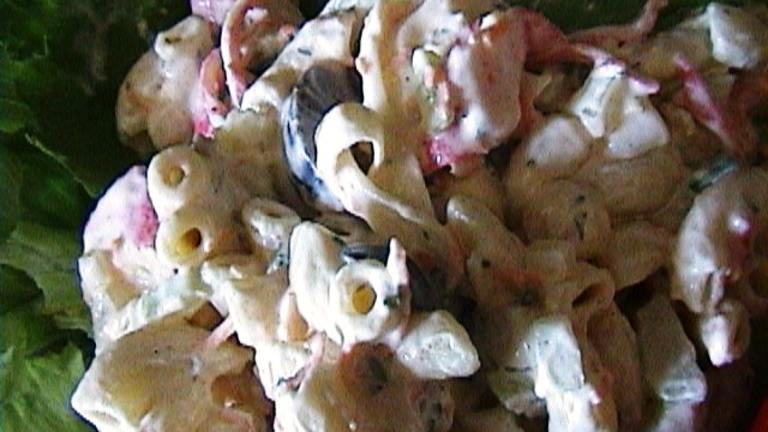Italian Crab Seafood Pasta Salad created by Sally