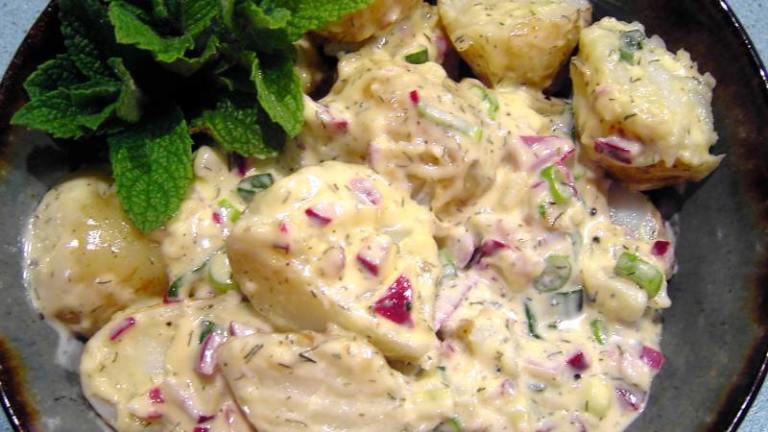 Warm Mustard Potato Salad created by JustJanS