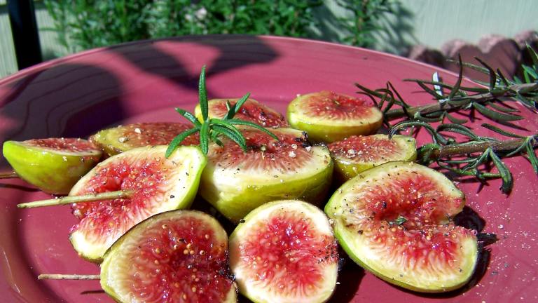 Grilled Fresh Figs on Rosemary Skewers created by Rita1652