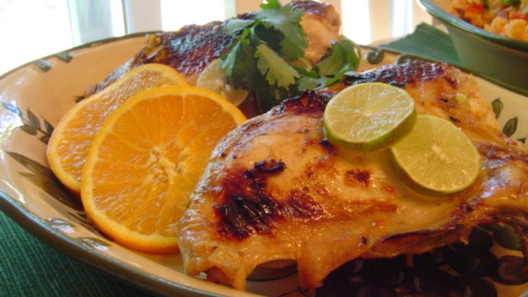 Broiled Soy, Garlic, Citrus Chicken Created by katie in the UP