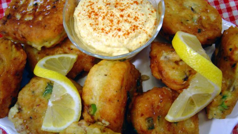 West Indies Fish Cakes With Curry Aioli created by PalatablePastime