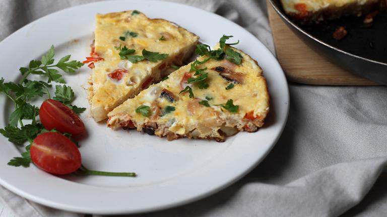 Frittata Created by Swirling F.