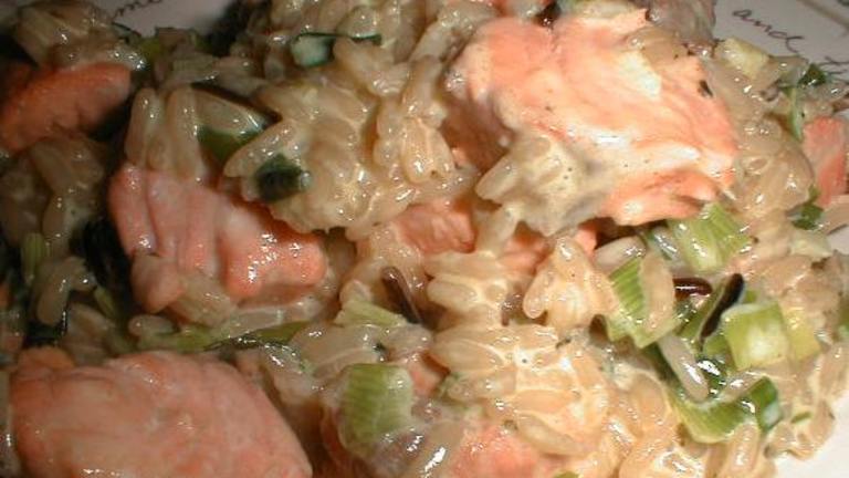 Mildly Curried Salmon and Rice (all-in-one) Created by Marlene.