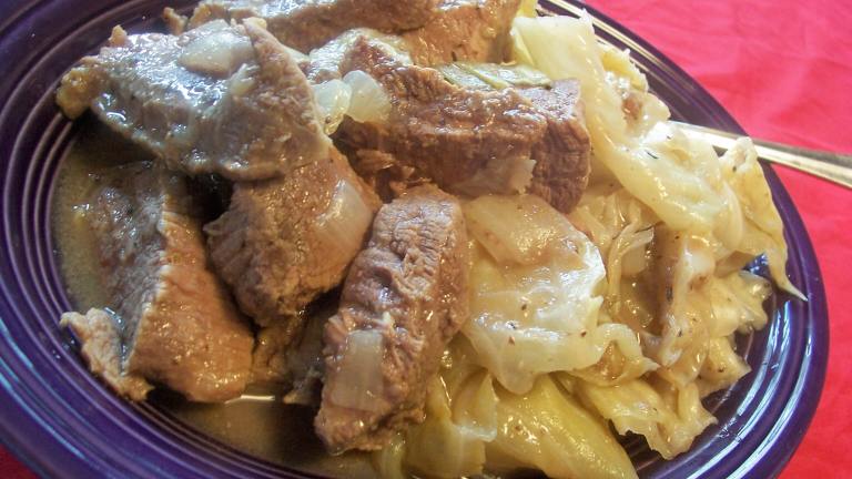 Dutch-Style Beef and Cabbage (Crock Pot) created by Parsley