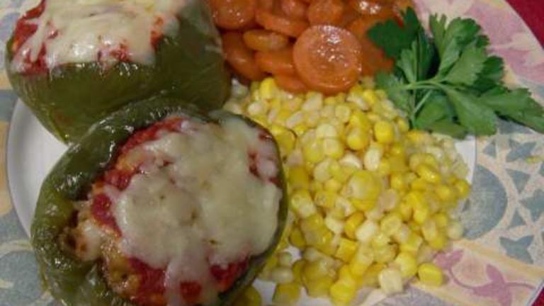 Hearty Stuffed Bell Peppers created by Divaconviva