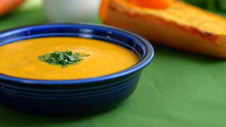 Coconut Curried Butternut Squash Soup created by Turner Broadcasting