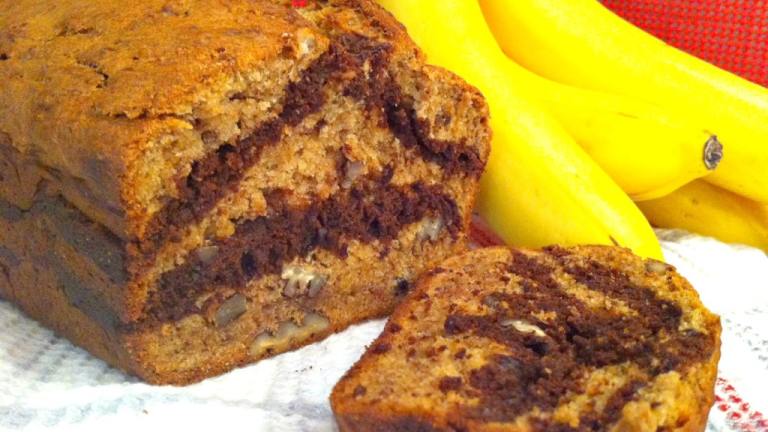 Marbled Chocolate Banana Bread created by CLUBFOODY
