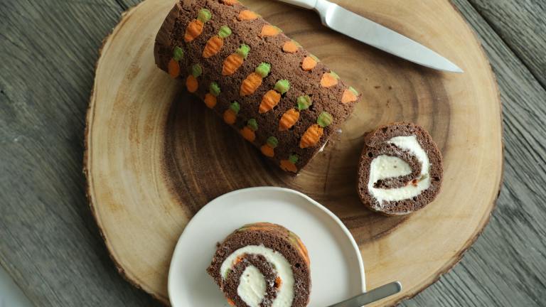 Chocolate Carrot Cake Roll created by Food.com