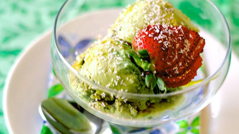 Green Tea Coconut Milk Ice Cream (Low-GI) created by InnerHarmonyNutriti