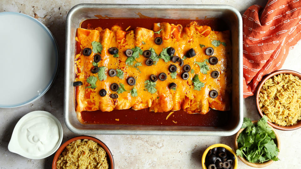 Easiest Beef Enchiladas