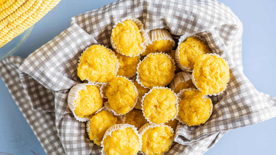 Cheesy Mini Corn Muffins