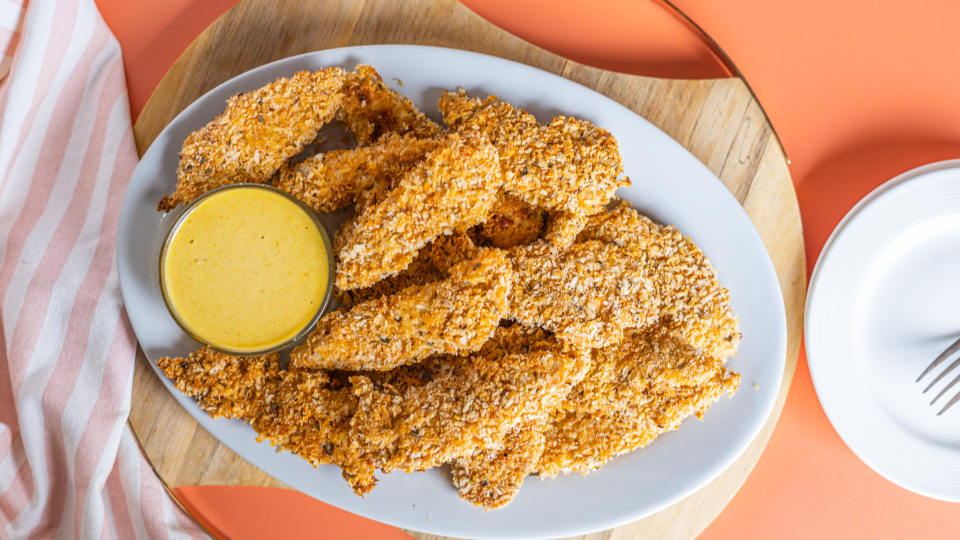 Chicken Fingers With Honey Mustard Sauce