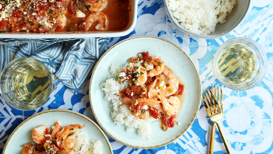 Greek Baked Shrimp with Feta