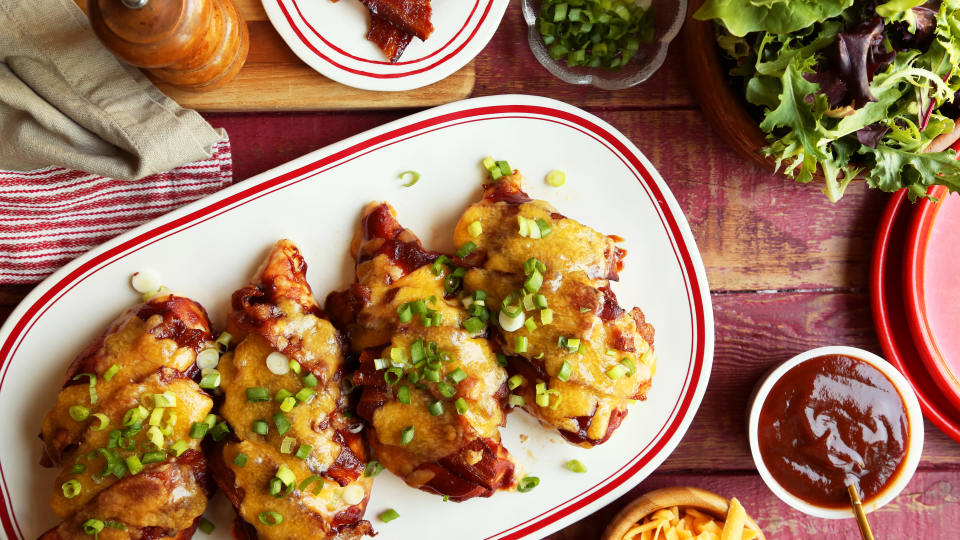 Cheddar Bar-B-Q Chicken Breasts