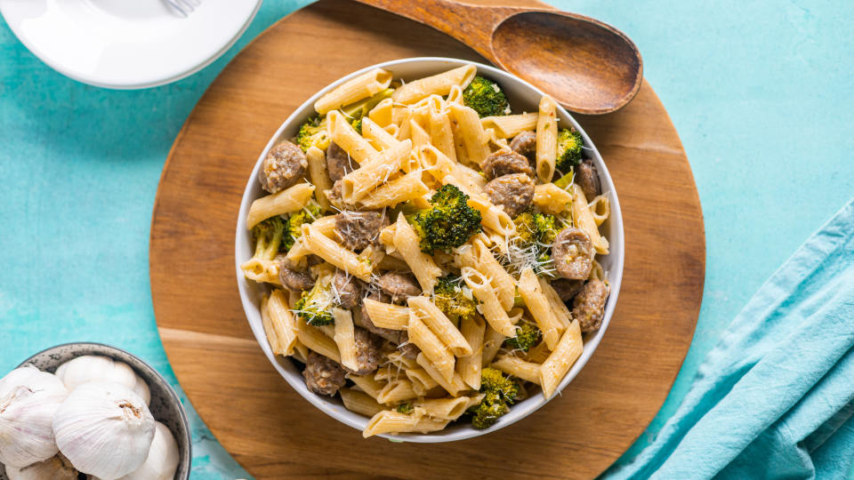 Sweet Italian Sausage with Penne Pasta