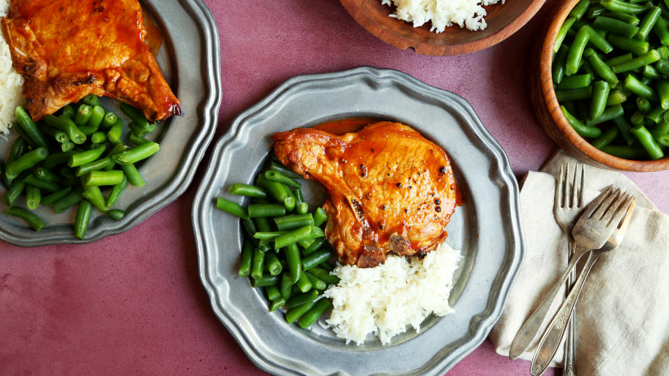Sticky Pork Chops