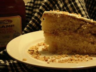 Maple Syrup Cake With Maple Frosting