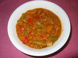 Italian Lentil &  Vegetable Stew (Crock Pot)