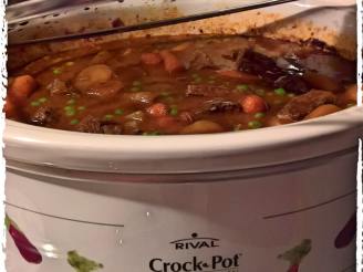 Classic Beef Stew in a Crock Pot