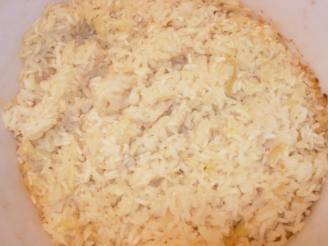 Baked Garlic Rice Pilaf