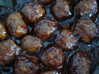 Honey Garlic Appetizer Meatballs