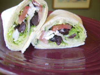 Greek Salad Wrap