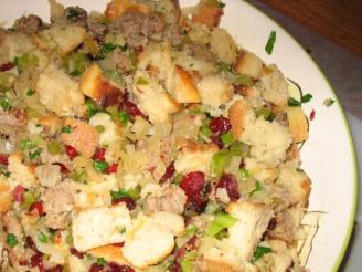 Dried Cherry and Italian Sausage Stuffing