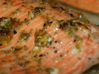 Broiled Steelhead Trout With Rosemary, Lemon and Garlic