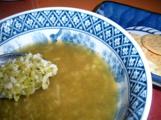 Simple Broccoli Rice Soup
