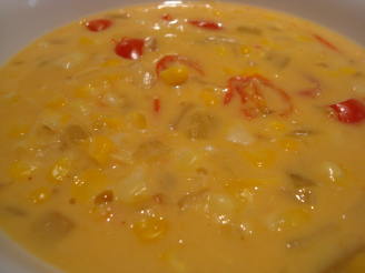 Corn, Cheese and Chili Soup
