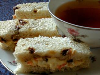 Carrot "Cake" Tea Sandwiches