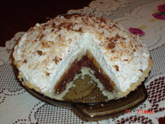 Chocolate Haupia (Coconut) Pie