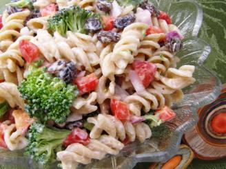 Broccoli, Raisin, Pasta Salad
