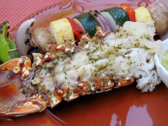 Grilled Garlic Tarragon  Lobster Tails