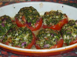 Spirit's Spinach Stuffed Tomatoes