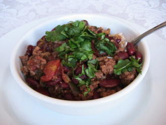 Chile Con Carne With Red Beans