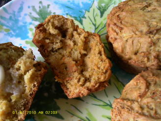 Apple Carrot Nut Muffins