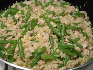 Orzo With Chicken, Corn and Green Beans