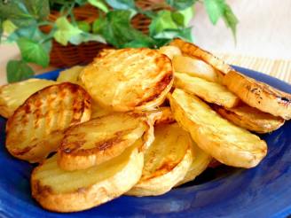 Grilled Crinkle Sweet Potatoes