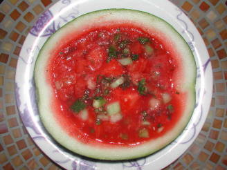 Watermelon Tomato Gazpacho