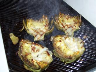 Garlic Grilled Artichokes